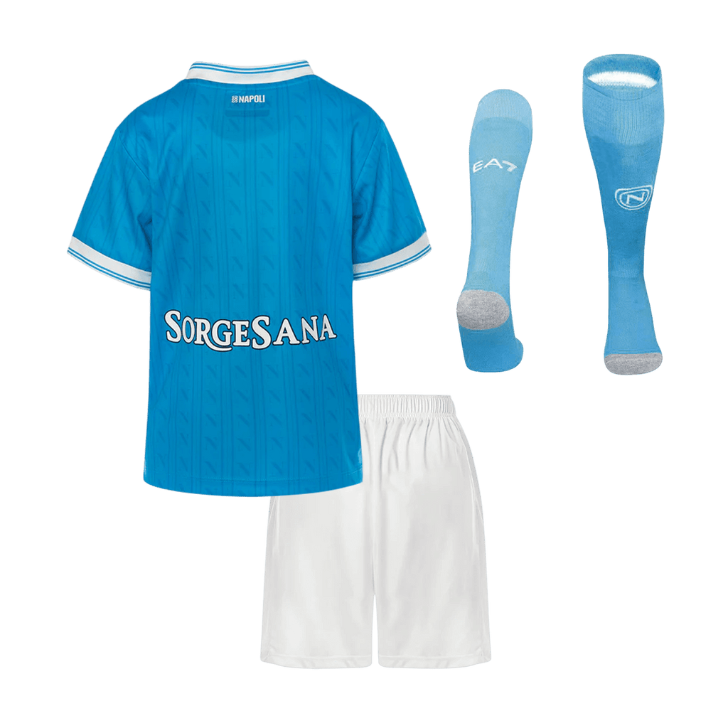 Napoli Kinder Heimtrikot 3-teilig Set 2025/26