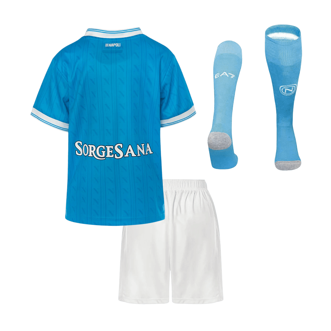 Napoli Kinder Heimtrikot 3-teilig Set 2025/26
