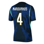 Brazil Auswärtstrikot 2026 Spieler-Version MARQUINHOS #4