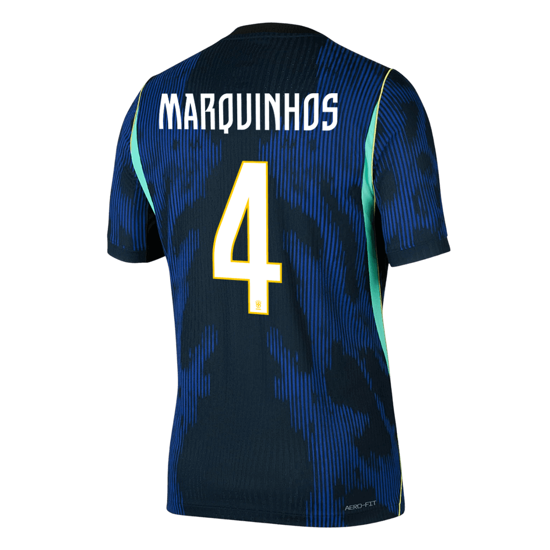 Brazil Auswärtstrikot 2026 Spieler-Version MARQUINHOS #4