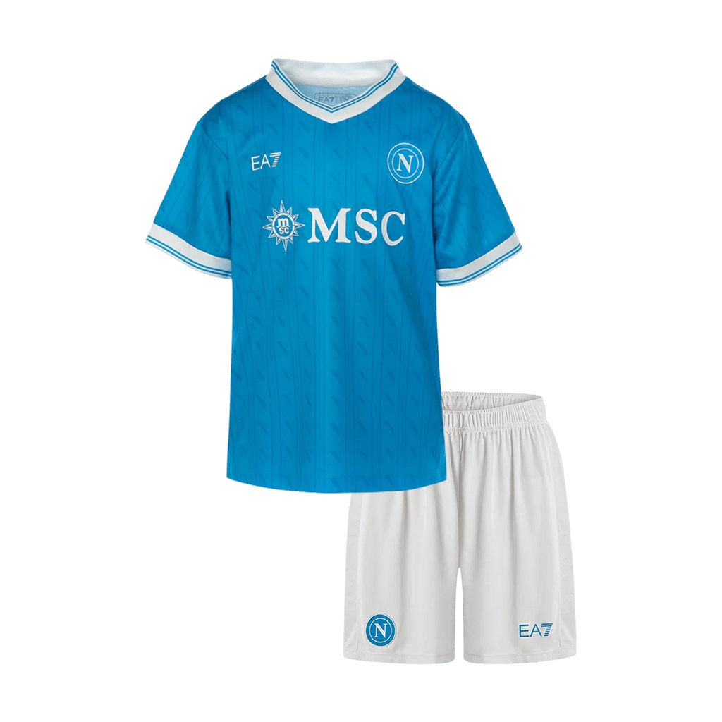 Napoli Kinder Heimtrikot 2-teilig Set 2025/26