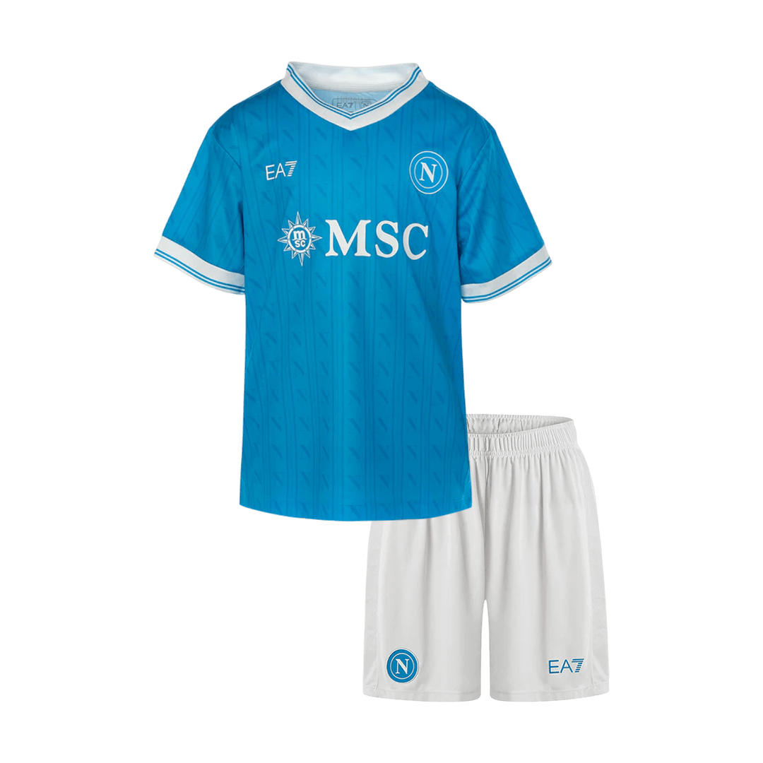 Napoli Kinder Heimtrikot 2-teilig Set 2025/26