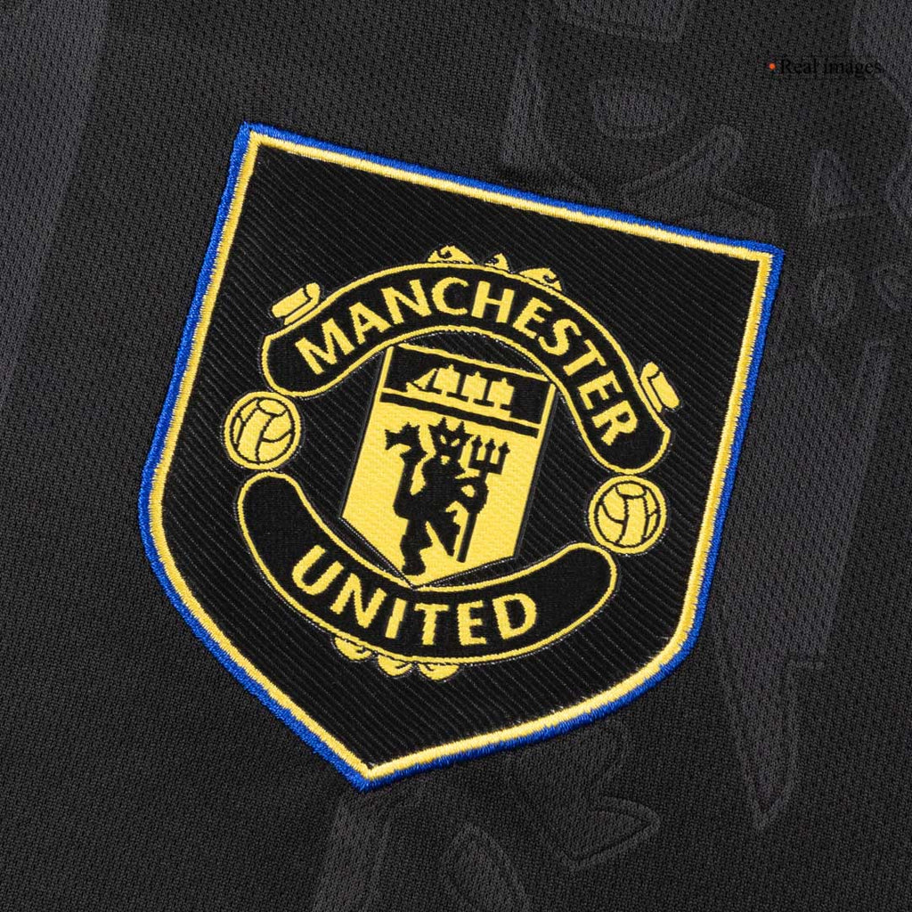 Manchester United Ausweichtrikot Langarm 2025/26 Fan-Version