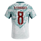 Portugal Auswärtstrikot 2026 Fan-Version B.FERNANDES #8