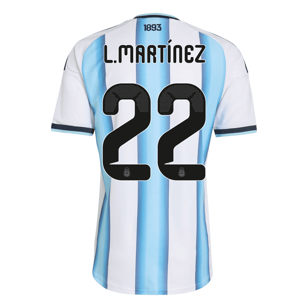 Argentinien Heimtrikot 2026 Spieler-Version L.MARTÍNEZ #22