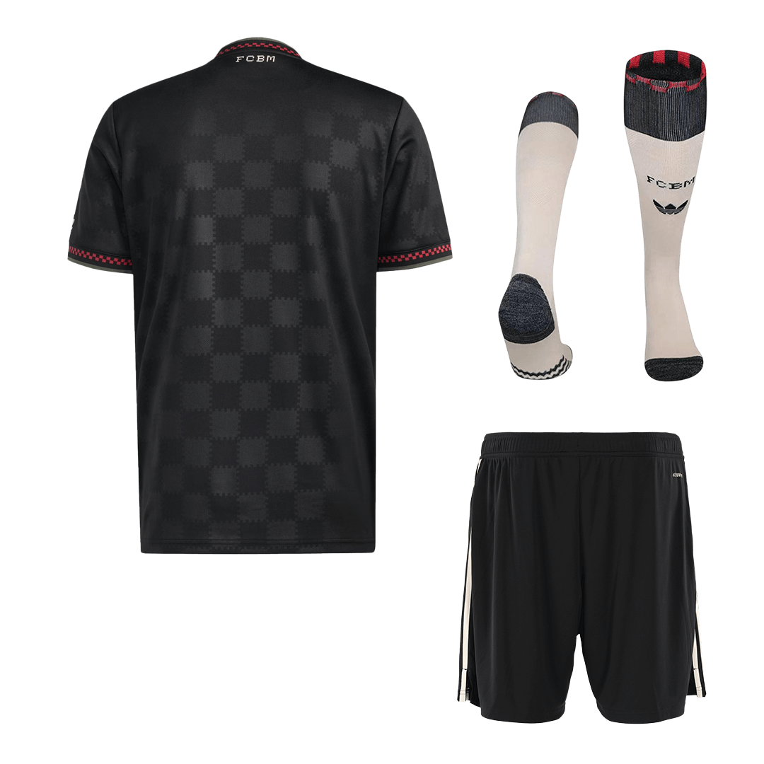 Bayern München Herren Ausweichtrikot Fan Version 3-teilig 2025/26