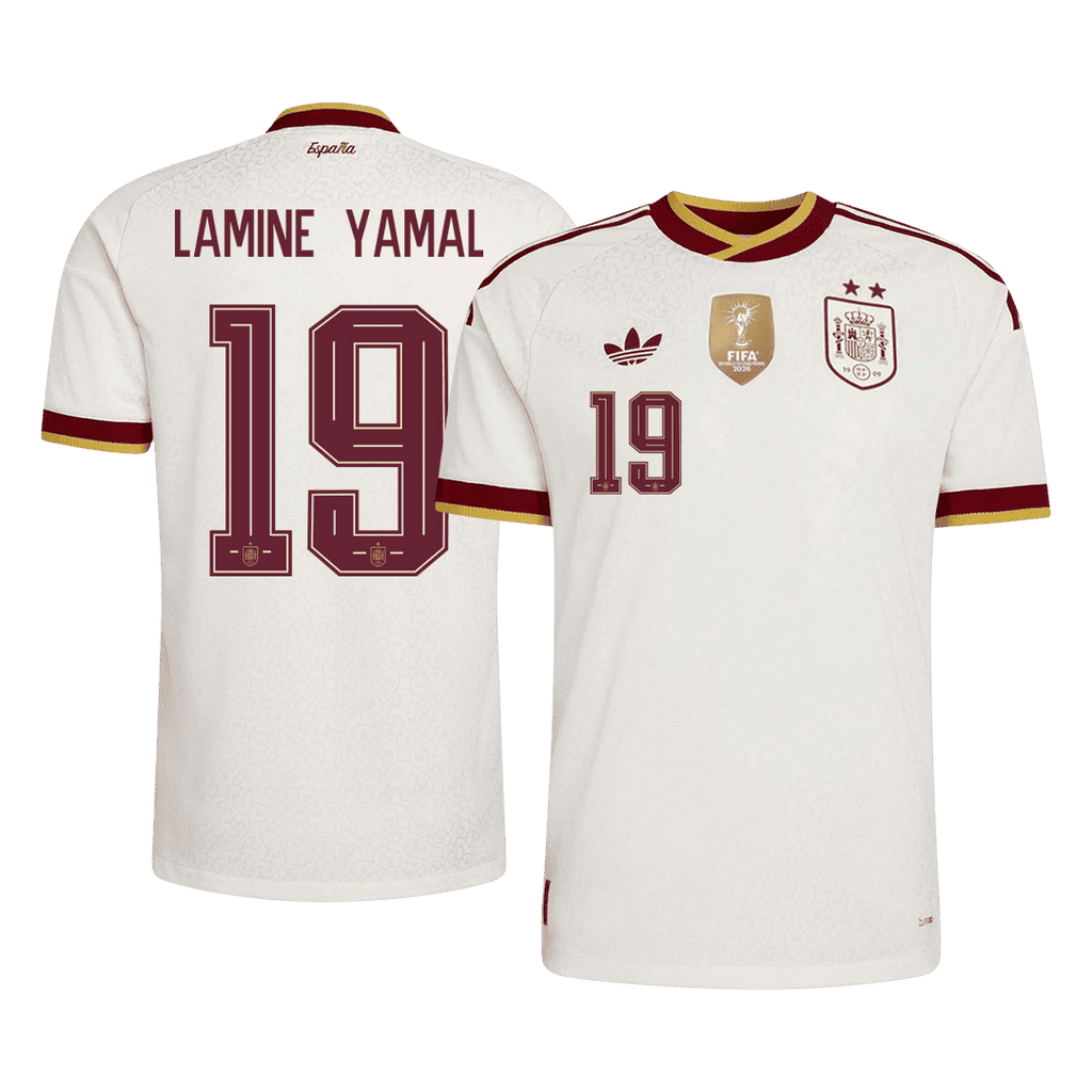 Spain Auswärtstrikot 2026 Spieler-Version LAMINE YAMAL #19
