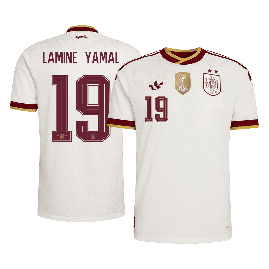 Spain Auswärtstrikot 2026 Spieler-Version LAMINE YAMAL #19