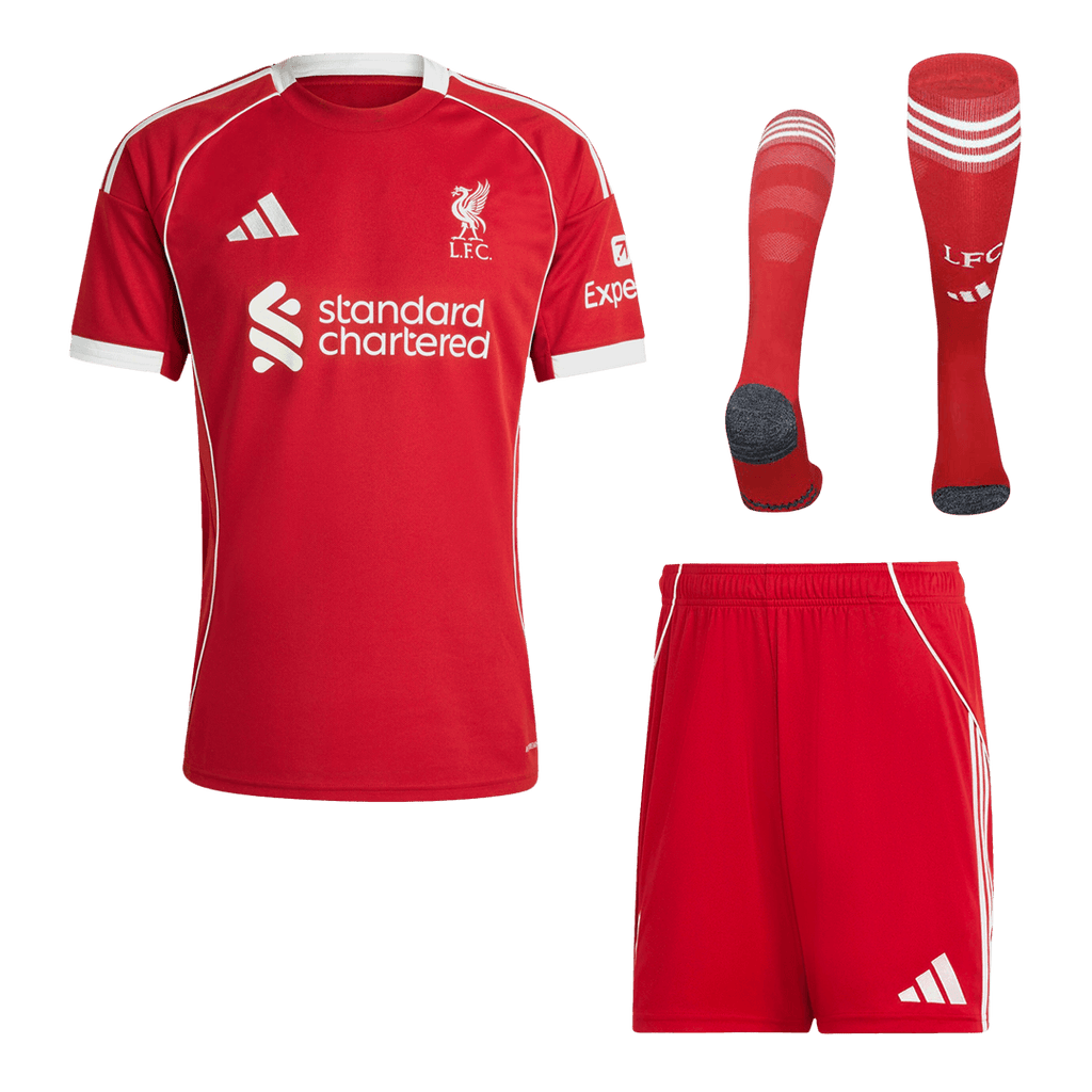 Liverpool Herren Heimtrikot Fan Version 3-teilig 2025/26