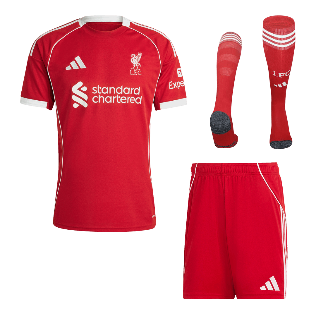 Liverpool Herren Heimtrikot Fan Version 3-teilig 2025/26