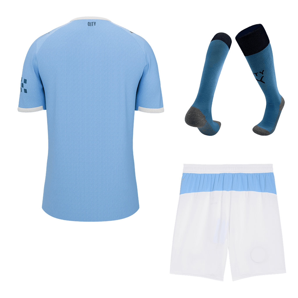Manchester City Herren Heimtrikot Fan Version 3-teilig 2025/26