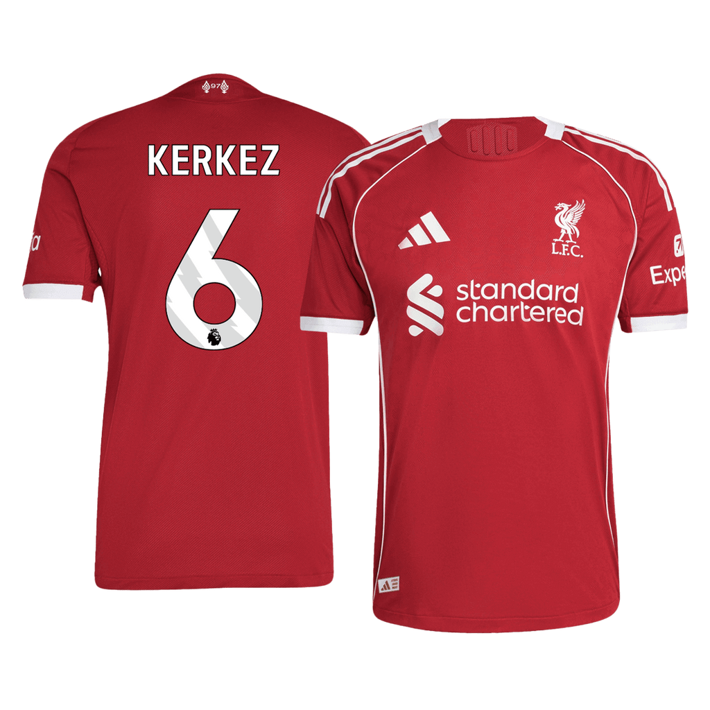 Liverpool Heimtrikot 2025/26 Spieler-Version KERKEZ #6