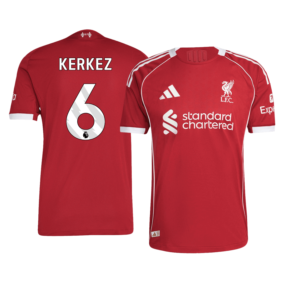 Liverpool Heimtrikot 2025/26 Spieler-Version KERKEZ #6