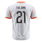 Netherlands Auswärtstrikot 2026 Spieler-Version F.DE JONG #21