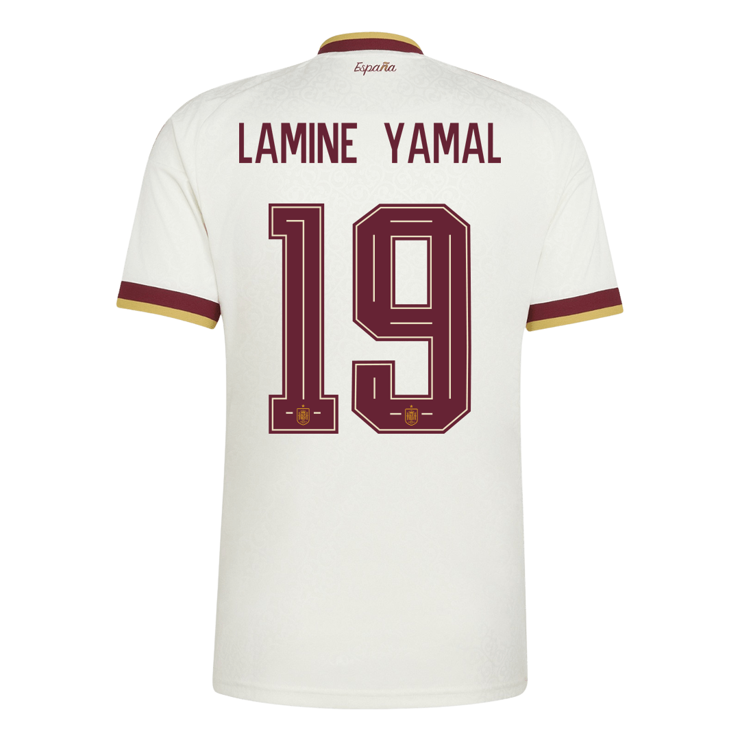 Spain Auswärtstrikot 2026 Fan-Version LAMINE YAMAL #19