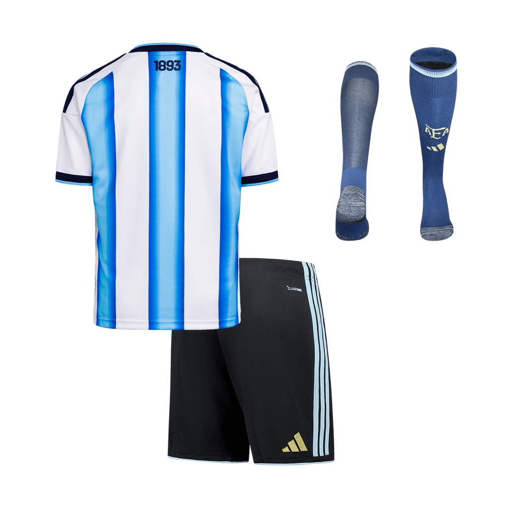 Argentinien Kinder Heimtrikot 3-teilig Set 2025/26
