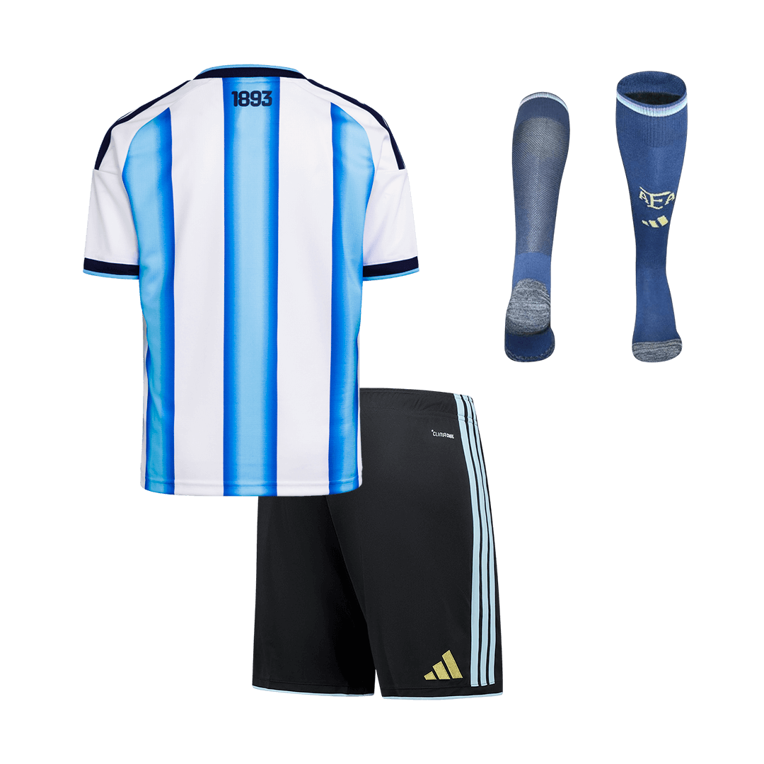 Argentinien Kinder Heimtrikot 3-teilig Set 2025/26