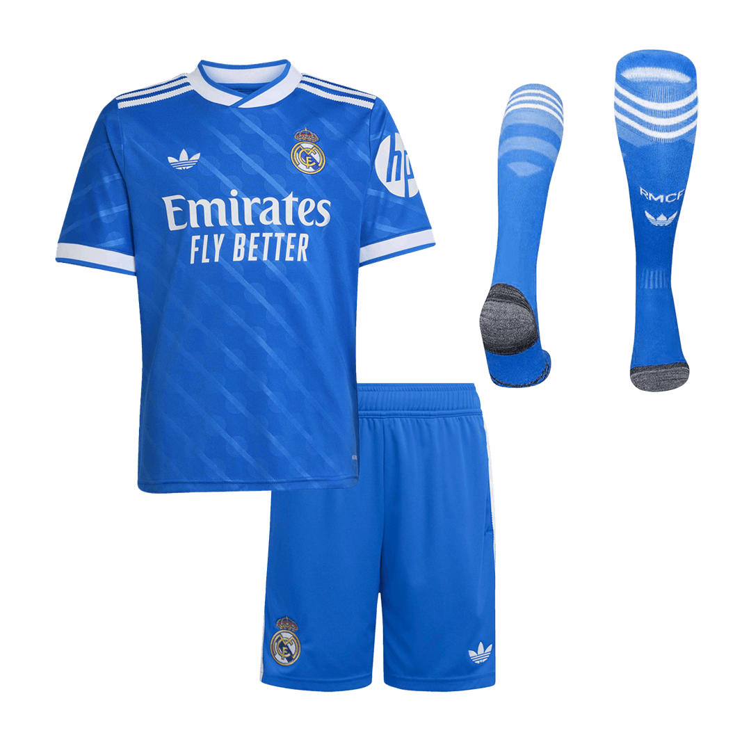 Real Madrid Kinder Ausweichtrikot 3-teilig Set 2025/26