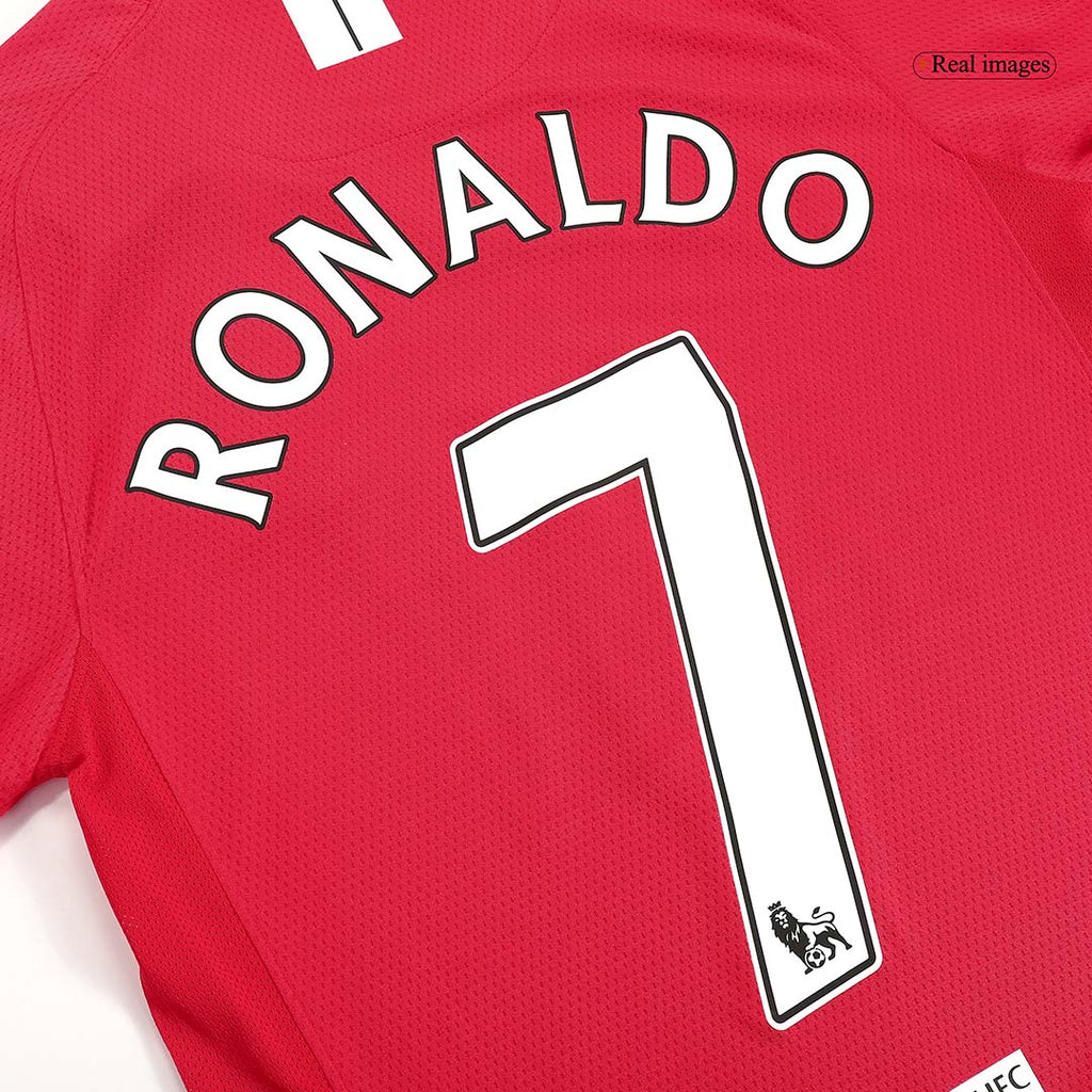 Manchester United Retro Heimtrikot Langarm 2007/08 RONALDO #7