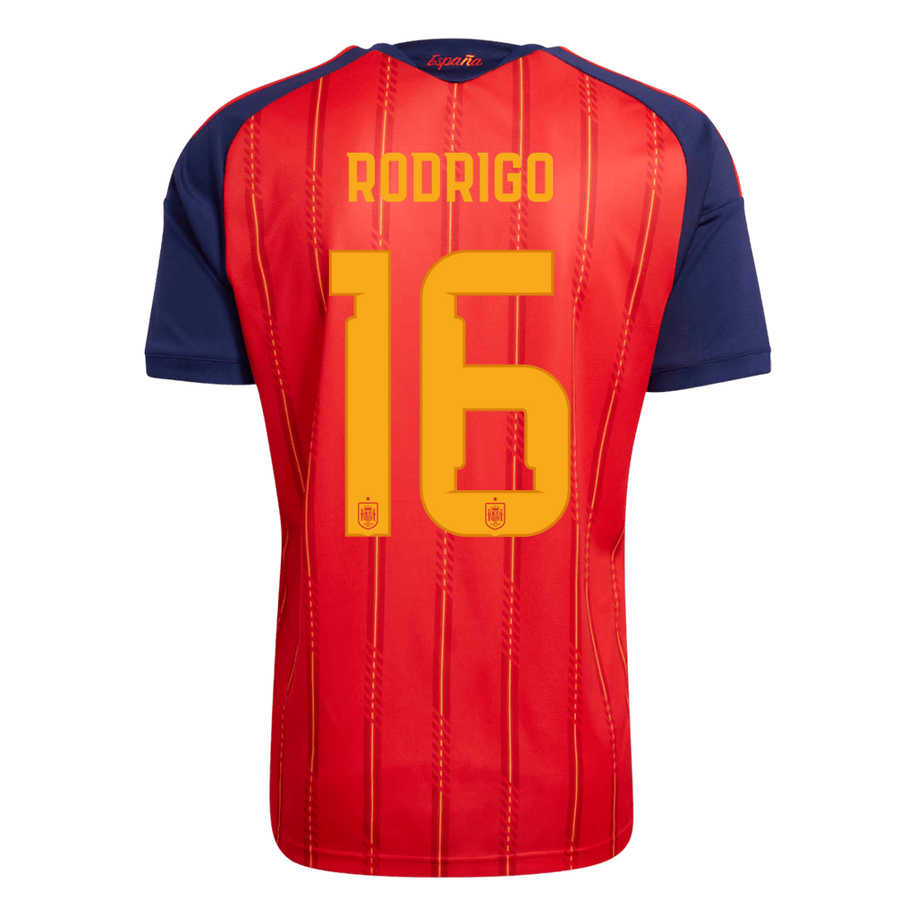 Spain Heimtrikot 2026 Fan-Version RODRIGO #16