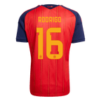 Spain Heimtrikot 2026 Fan-Version RODRIGO #16