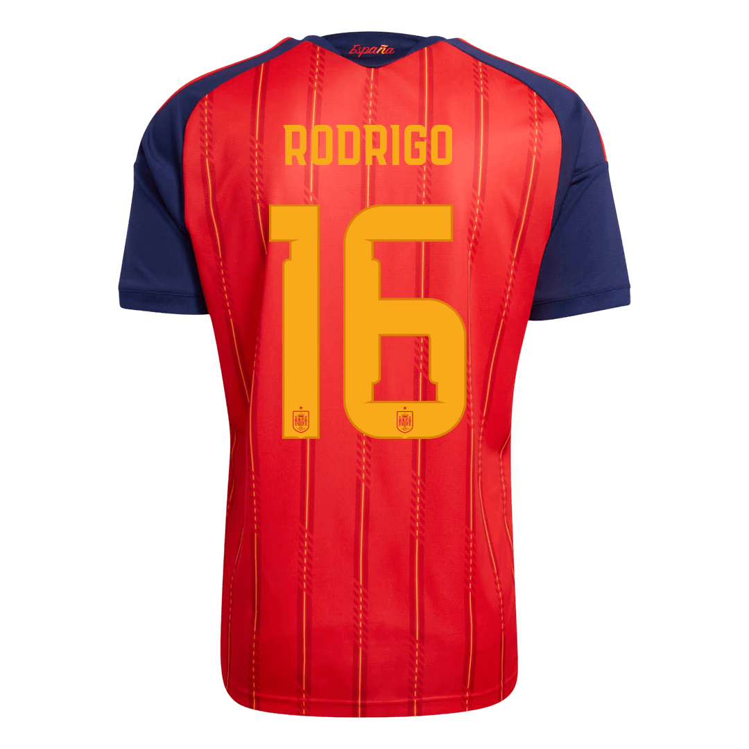 Spain Heimtrikot 2026 Fan-Version RODRIGO #16