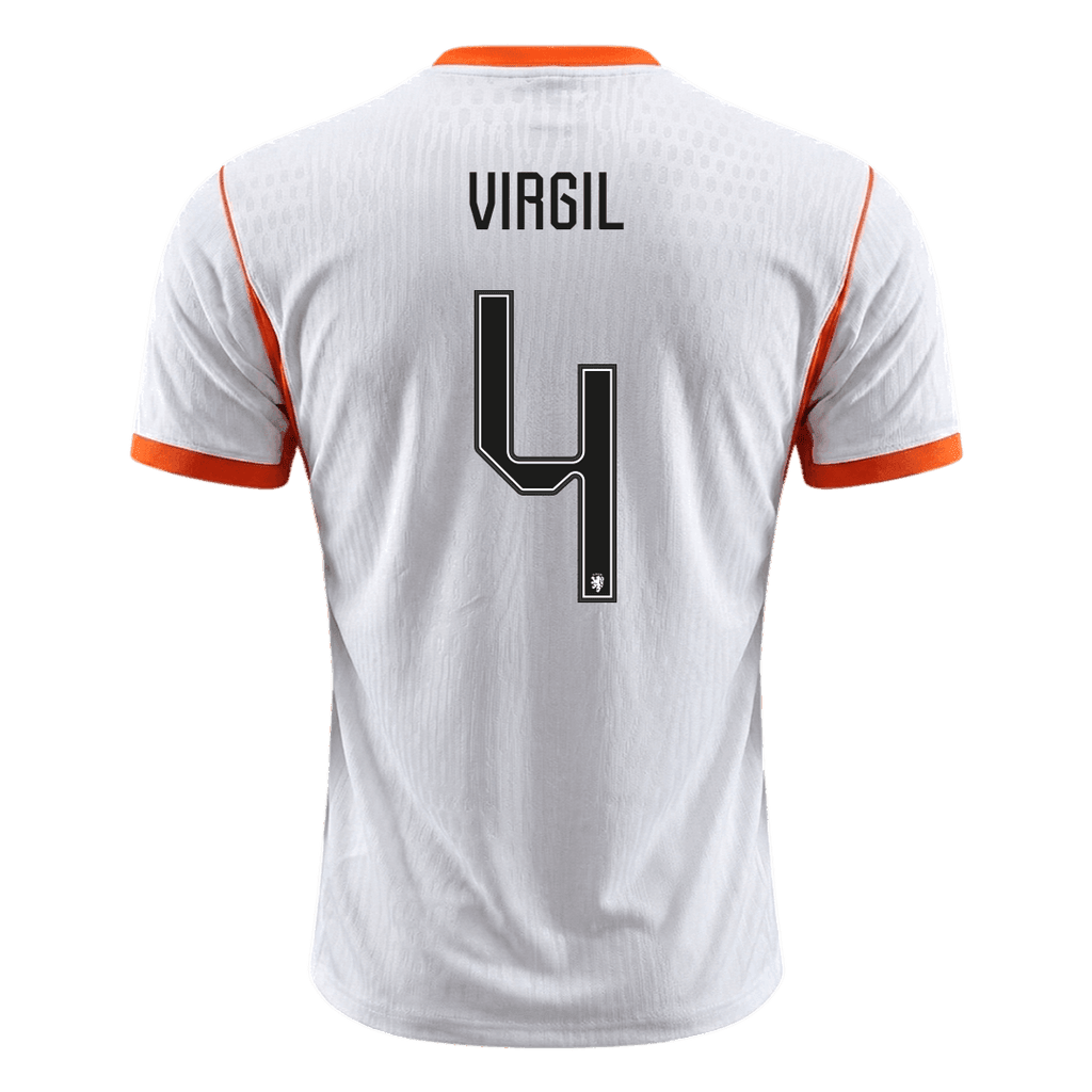 Netherlands Auswärtstrikot 2026 Spieler-Version VIRGIL #4