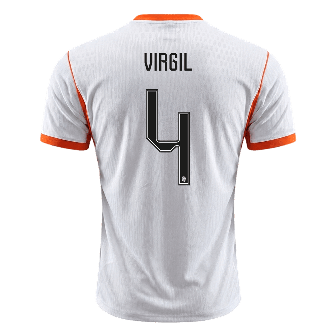 Netherlands Auswärtstrikot 2026 Spieler-Version VIRGIL #4