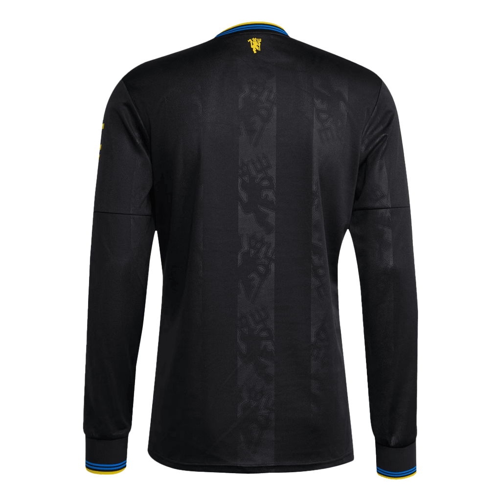 Manchester United Ausweichtrikot Langarm 2025/26 Fan-Version