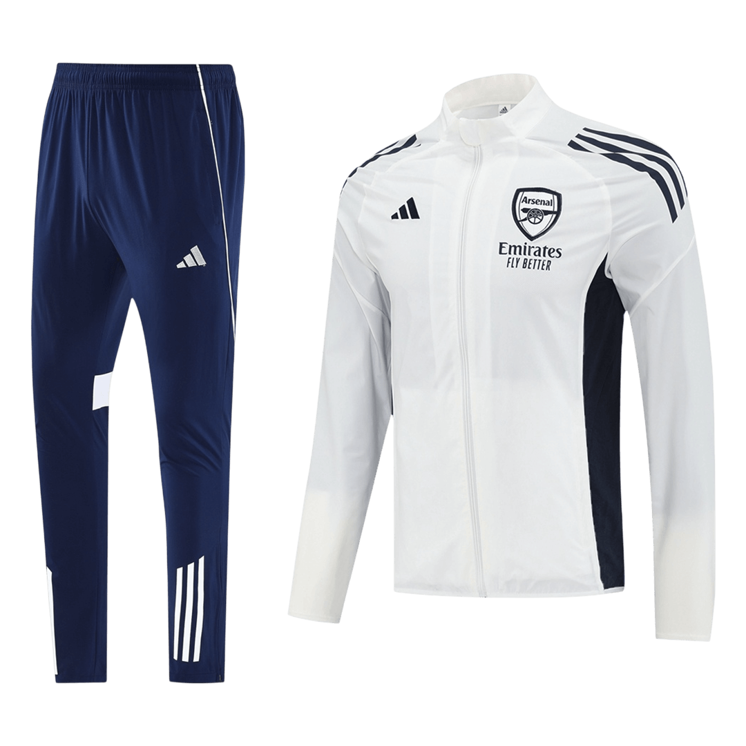 Arsenal Trainingsjacke Set 2025/26 Weiß