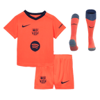 Barcelona Kinder Ausweichtrikot 3-teilig Set 2025/26