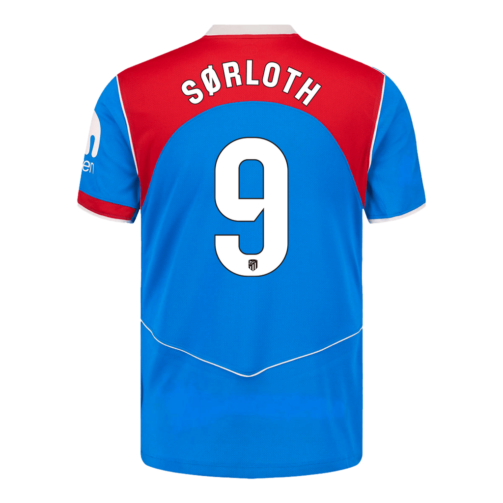 Atletico Madrid Ausweichtrikot 2025/26 Fan-Version SØRLOTH #9
