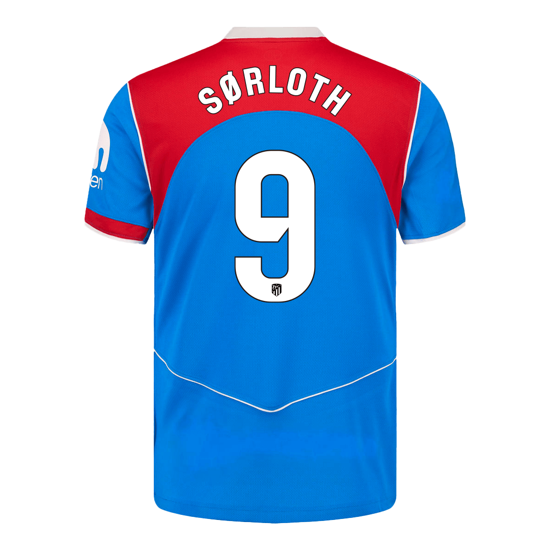 Atletico Madrid Ausweichtrikot 2025/26 Fan-Version SØRLOTH #9