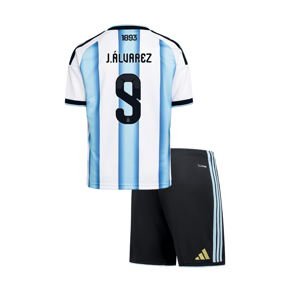 Argentinien Kinder Heimtrikot 2-teilig Set 2026J.ÁLVAREZ #9