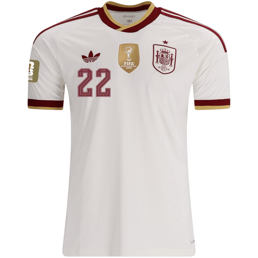 Spain Auswärtstrikot 2026 Fan-Version CUBARSÍ #22