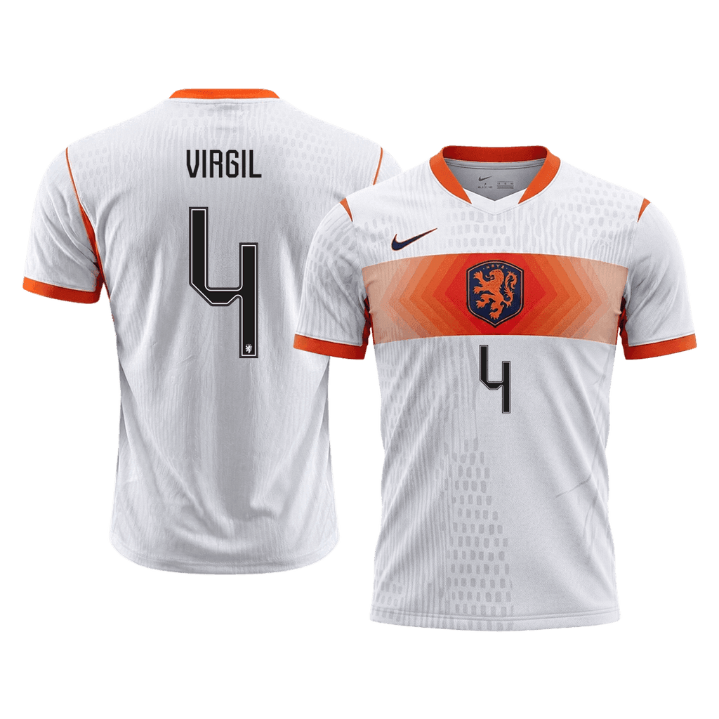 Netherlands Auswärtstrikot 2026 Spieler-Version VIRGIL #4