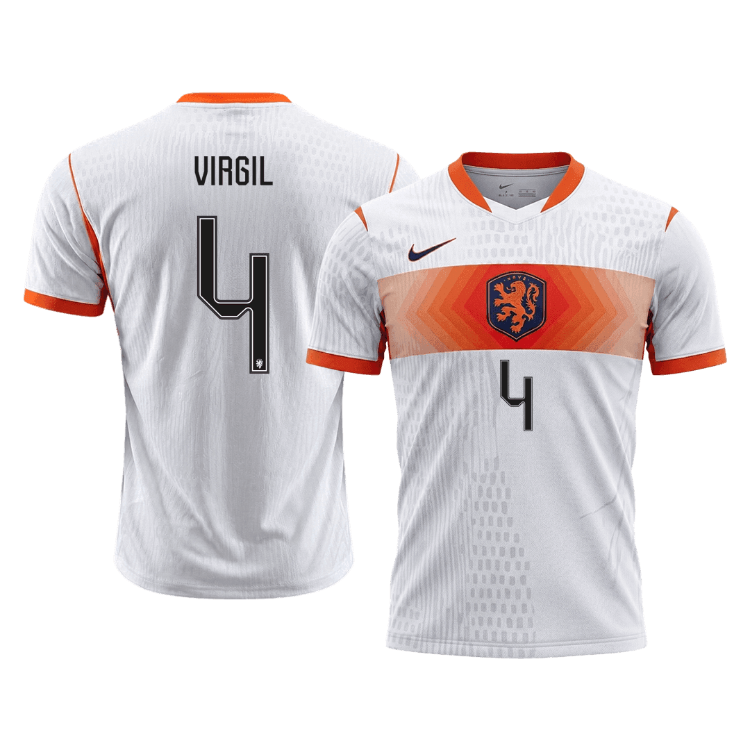 Netherlands Auswärtstrikot 2026 Spieler-Version VIRGIL #4