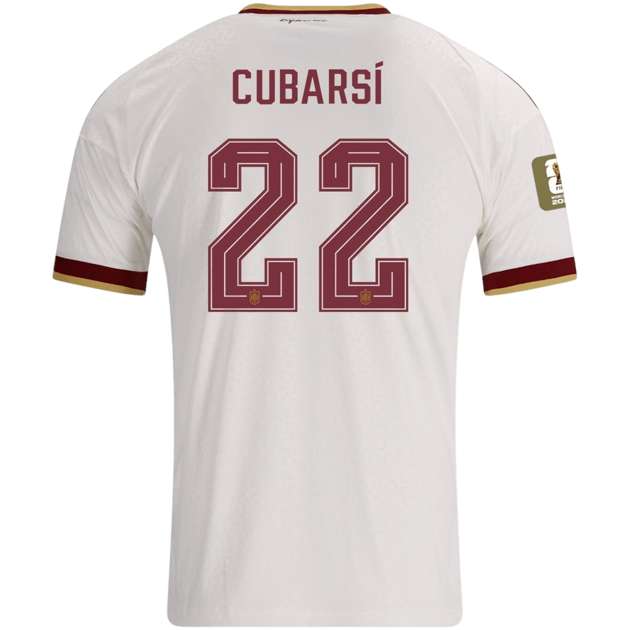 Spain Auswärtstrikot 2026 Fan-Version CUBARSÍ #22