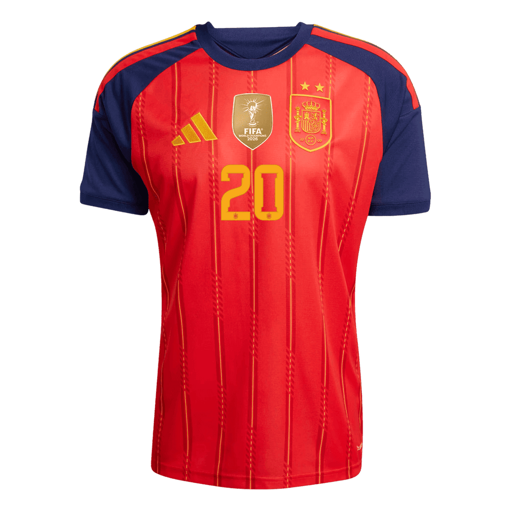 Spain Heimtrikot 2026 Fan-Version PEDRI #20