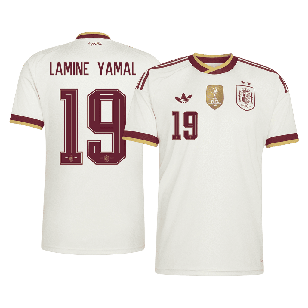 Spain Auswärtstrikot 2026 Fan-Version LAMINE YAMAL #19