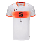 Netherlands Auswärtstrikot 2026 Fan-Version VIRGIL #4