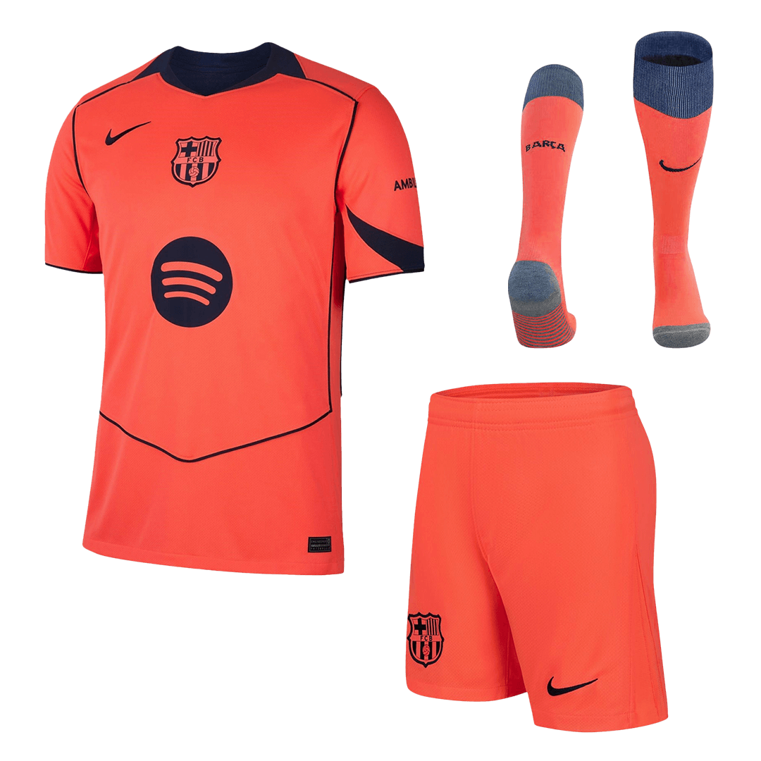 Barcelona Herren Ausweichtrikot Fan Version 3-teilig 2025/26