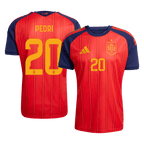 Spain Heimtrikot 2026 Fan-Version PEDRI #20