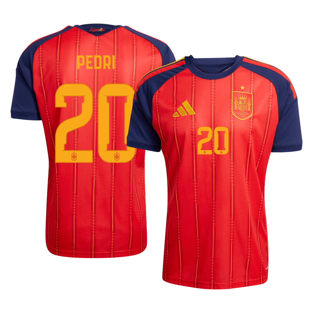 Spain Heimtrikot 2026 Fan-Version PEDRI #20