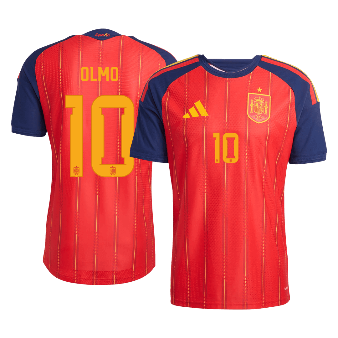 Spain Heimtrikot 2026 Spieler-Version OLMO #10