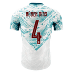Portugal Auswärtstrikot 2026 Spieler-Version RÚBEN DIAS #4