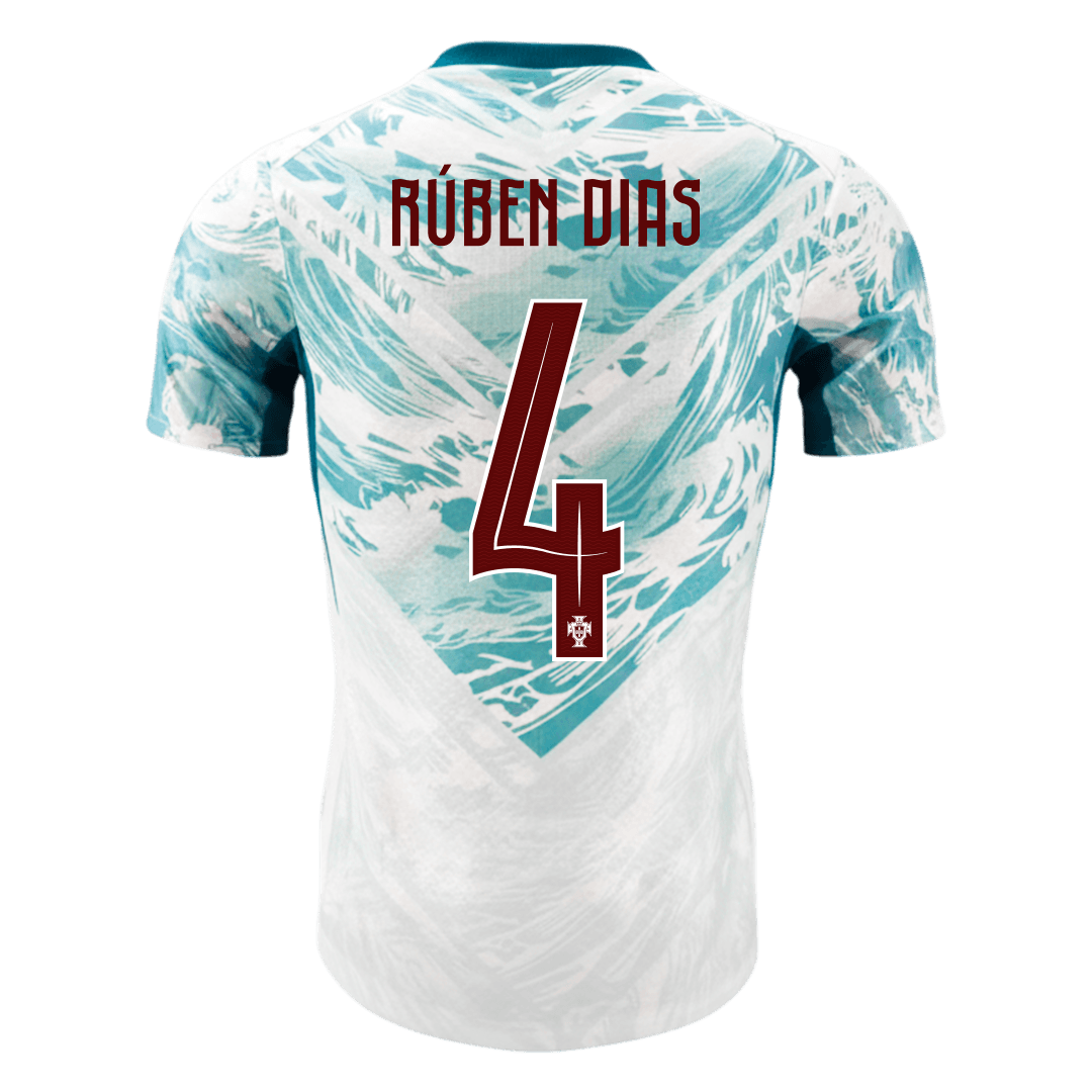 Portugal Auswärtstrikot 2026 Spieler-Version RÚBEN DIAS #4