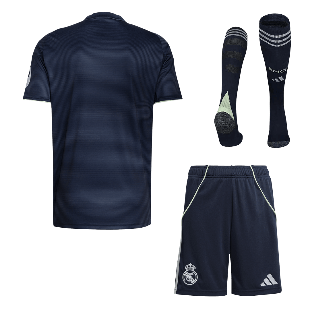 Real Madrid Herren Auswärtstrikot Fan Version 3-teilig 2025/26