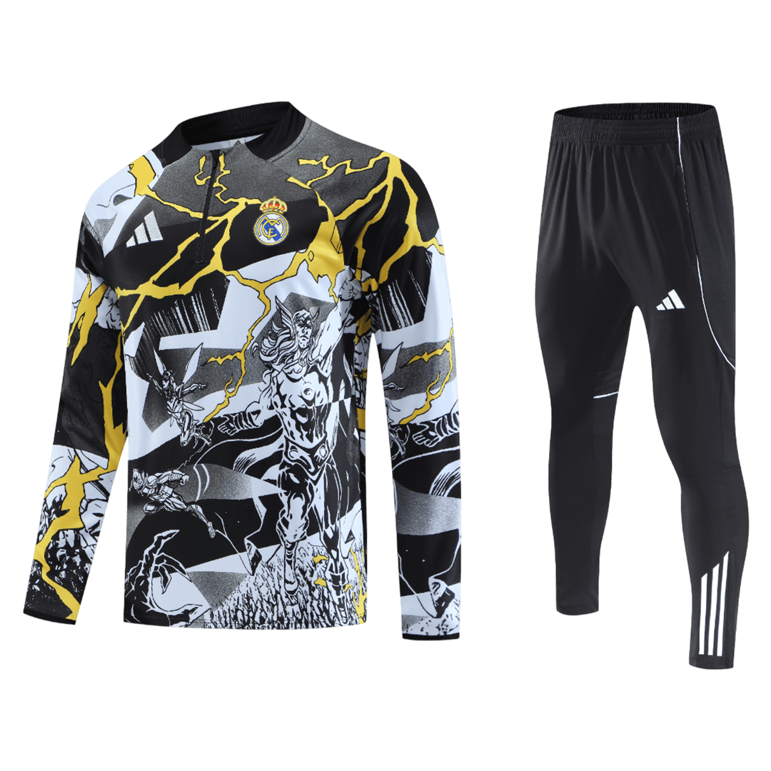 Real Madrid Trainingsjacke Set 2025/26 Schwarz