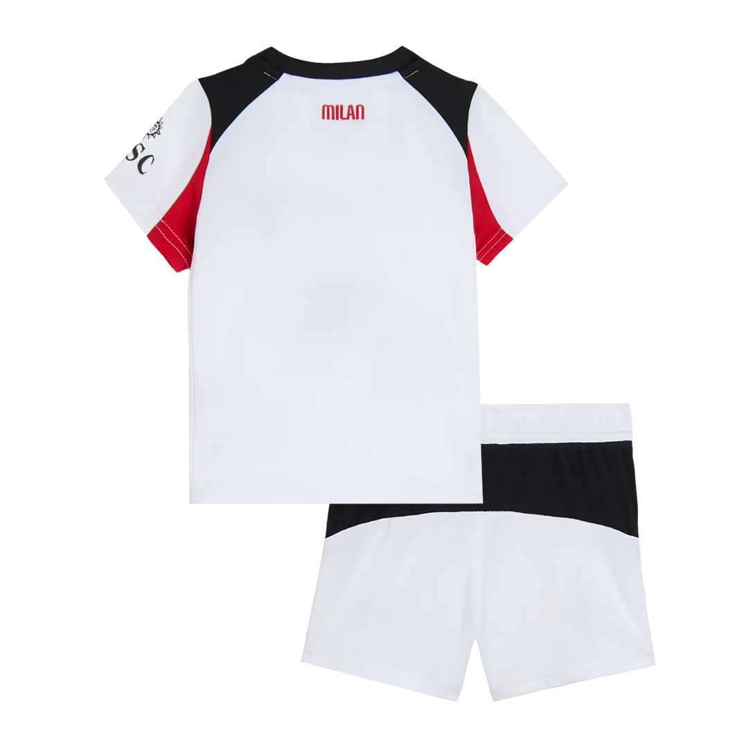 AC Milan Kinder Auswärtstrikot 2-teilig Set 2025/26